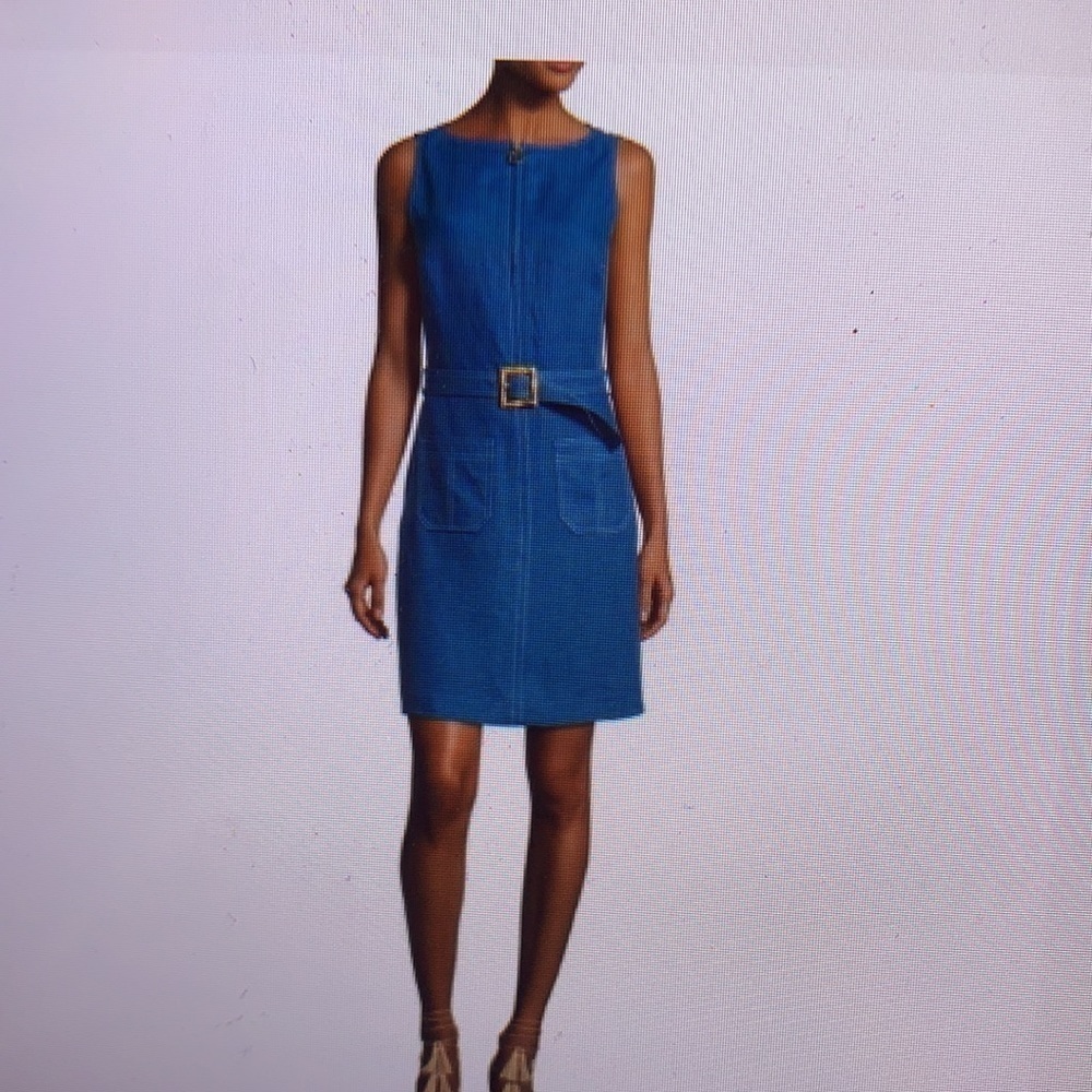 Tory Burch Nadia Belted Linen Dress 14